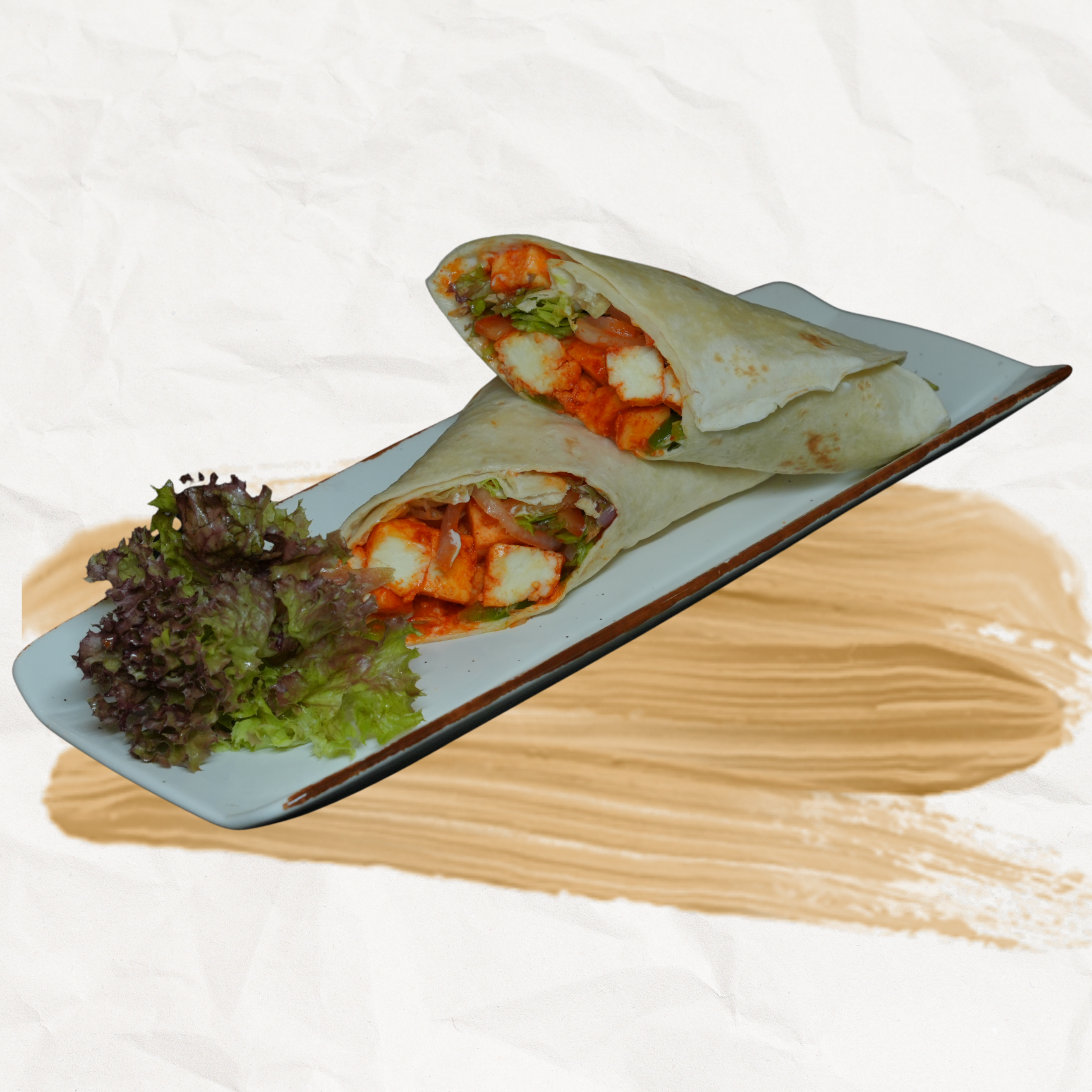 Roasted Paneer Tortilla Roll